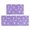 Unicorn and Star Purple Pattern, variant on Unicorn and Rainbow Purple Pattern Anti Fatigue Kitchen Rugs Set Of 2, Non Slip Washable Decorative Floor Mats for Kitchen Sink Laundry, 17"x30" and 17"x47"