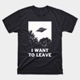 thumbnail image 2 of I Want To Leave T-Shirt Sizes S-5Xl GooGate, 2 of 5