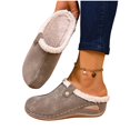 thumbnail image 6 of Taqqpue Clogs for Women Mules Shoes - Slip On Womens Comfortable Slides Closed Toe Walking Platform Sandals Fall Winter Keep Warm Fuzzy Sandal Under 15 for Women, 6 of 10