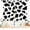 Cowhide-02, variant on Cow Print Curtains, Rustic Brown Cowhide Cow Printed Pattern Farmhouse Western Curtains for Bedroom Living Room Kitchen Highland Cow Skin Fur Window Treatments Drapes 2 Panel, 84"x63" Inch