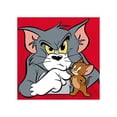 thumbnail image 5 of Tom and Jerry Men's Shirt, Classic Cartoon Printed Tom and Jerry T-shirt Red - L, 5 of 5