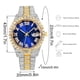 thumbnail image 4 of Reloj de cuarzo para hombre, relojes de moda para hombre, reloj de acero inoxidable, informal, de pulsera, de cristal, 4 of 5