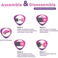 thumbnail image 3 of Fitness Exercise Hoops for Adults,Sections Adjustable Exercise Hoop,Detachable Soft Workout Hoop Jump Rope, 3 of 5