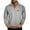 Gray, variant on EchfiProm Mens Green Pullover Essentials Sweatshirt Gym Daily Wear Henley Long Sleeve Tops for Men 2XL