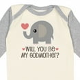 thumbnail image 4 of Inktastic Will You Be My Godmother Boys or Girls Long Sleeve Baby Bodysuit, 4 of 5