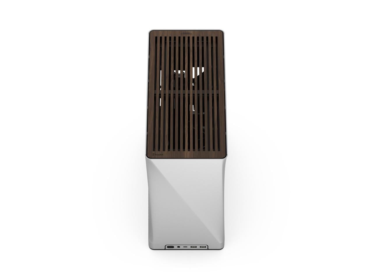Fractal Design Era 2 Silver Anodized Aluminum/Steel Mini-ITX Compact Small Form Factor PC Case