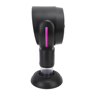 Hotte de bureau, 2 Équipement de vitesse Portable Hotte d'échappement Filtre amovible et tasse de stockage d'huile Ventilateur d'évacuation de cuisine Simple à nettoyer Capuche de petite portée 5V 8W