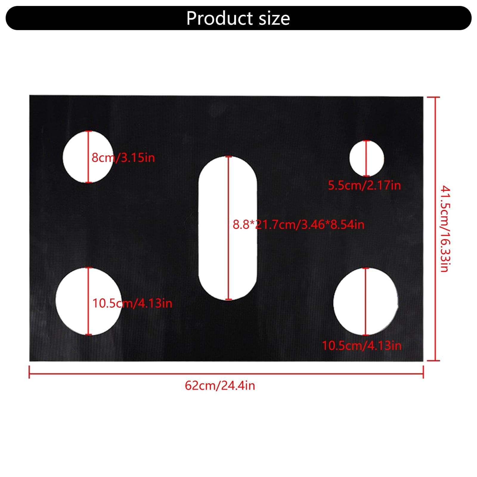 Reusable Stove Protector Liner for 5 Burners Kitchen Ranges Easy Cleaning and Maintenance Cooktops Protective Pad