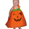 thumbnail image 4 of EnJoCho Toddler Kids Baby Girls Sleeveless Cute Halloween Pumpkins Prints Mesh Tulle Princess Dress Outfits Trendy Holiday Party Performance Clothes Fall Birthday Gift Dresses for Child Girls, 4 of 9