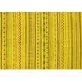 thumbnail image 1 of Ahgly Company Indoor Rectangle Abstract Yellow Modern Area Rugs, 7' x 9', 1 of 4