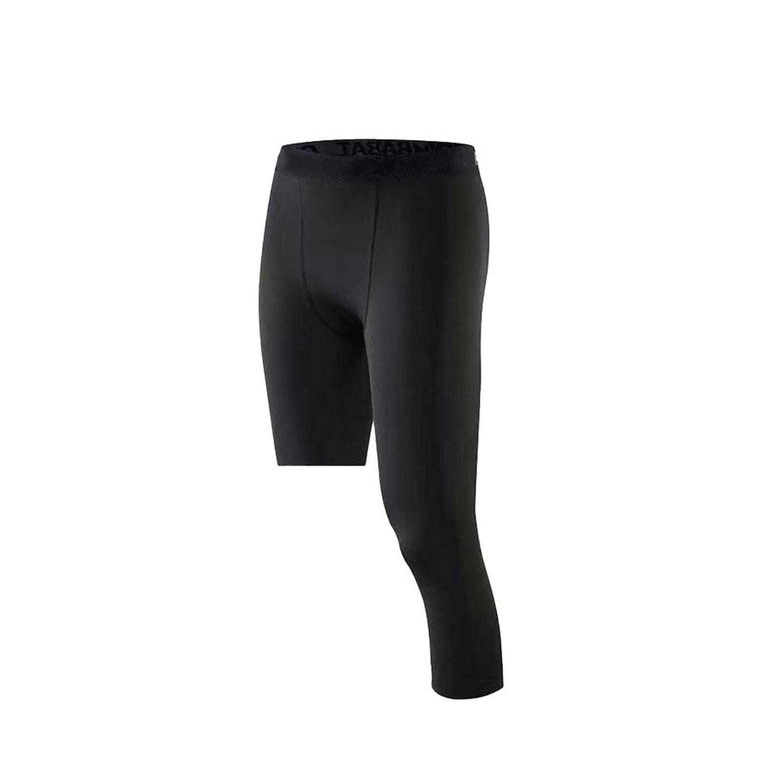 Details about   Plain Compression Leggings Running Basketball Pants3/4 Cropped Base Layers Tight 