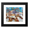 thumbnail image 2 of Moissey Kogan 17x15 Black Modern Framed Museum Art Print Titled - Winter Scene, 2 of 5
