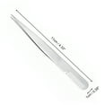 thumbnail image 2 of Unique Bargains 1 Pc Women Pointed Eyelash Extension Tweezers for Beauty Parlor Silver Tone Stainless Steel, 2 of 4