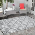 thumbnail image 2 of Erbanica Tapis en Plastique Réversible Gris 6 Pieds x 9 Pieds pour Intérieur et Extérieur Palm Beach, 2 of 5