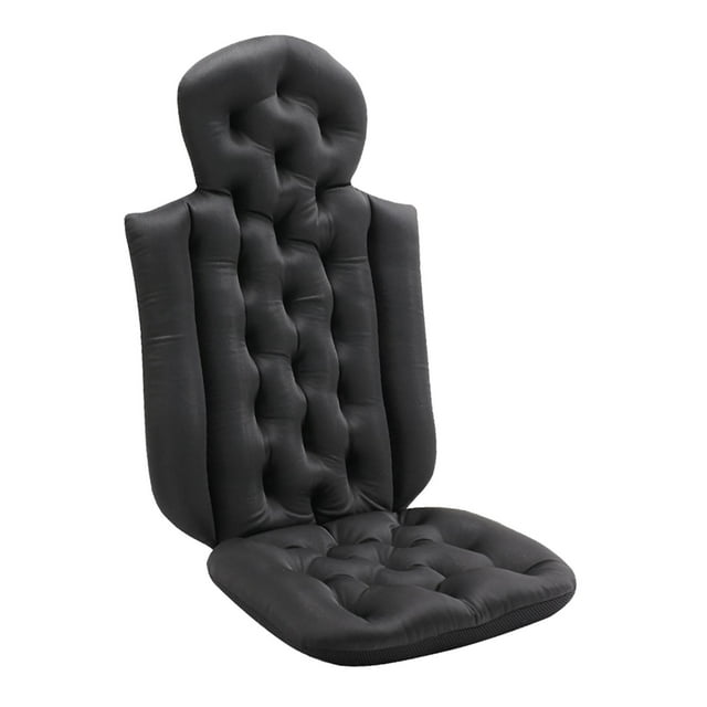 Almohada de bañera para cabeza, cuello, accesorios de SPA, portátil, cómodo, antideslizante, cojín suave, soporte de espalda para baño, bañera, SPA , Negro