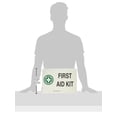 thumbnail image 2 of BRADY 122764 First Aid Sign, 10 x 14In, White on Brown, 2 of 2