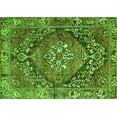 thumbnail image 1 of Ahgly Company Indoor Rectangle Persian Green Traditional Area Rugs, 2' x 4', 1 of 1