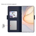 thumbnail image 3 of Para ZTE nubia Neo 5G Funda para teléfono celular Funda de cuero PU anticaída con espejo, 3 of 5