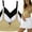 3 Pack: Basic Assortment W/ Criss Cross Front, variant on ToBeInStyle Women's 3 Pack Seamless Nursing Bras with Ruched Cups - Basic Assortment w/Cross Front - S/M