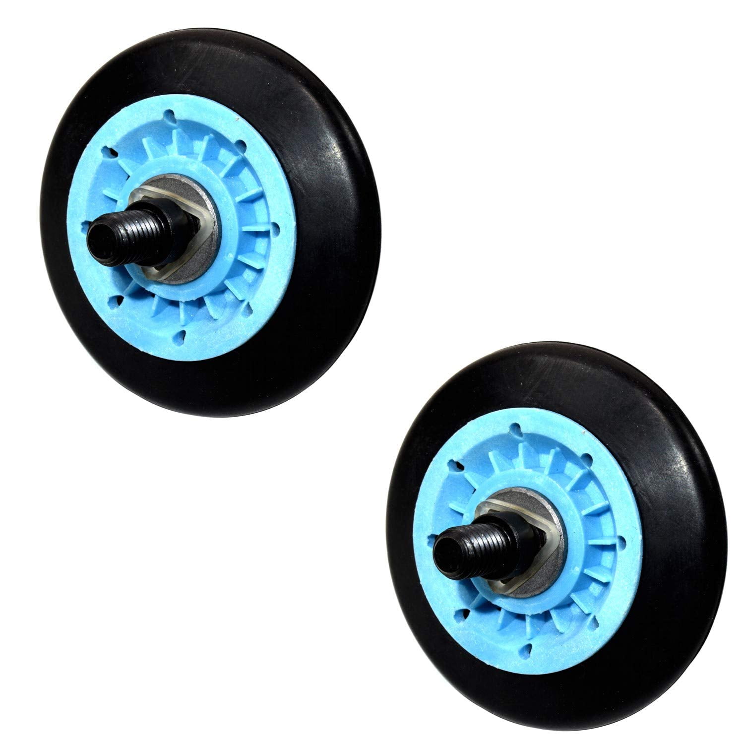 HQRP 2Pack Dryer Drum Support Roller Kits Replacement for Samsung DC97