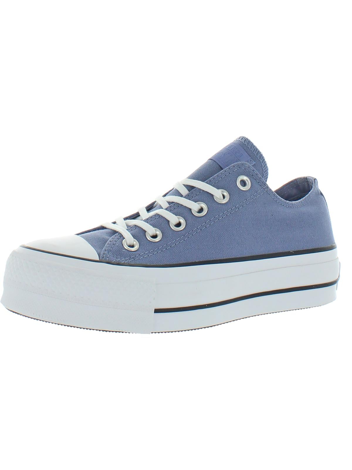 Converse All Star Platform Low Canvas Low Top Fashion Sneaker Blue Size 7 -  Walmart.com