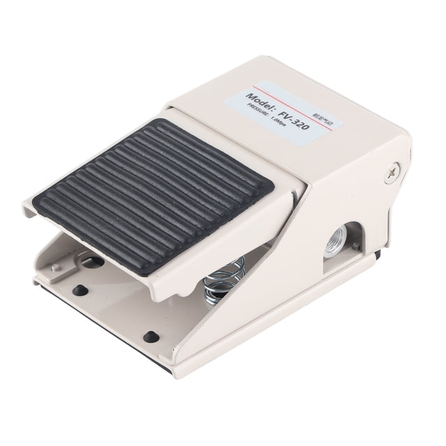 Válvula de pedal neumática, válvula de pedal neumática Dos válvulas de pie neumáticas de aleación de aluminio Interruptor de pedal Integración perfecta NikouMX herramienta
