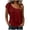 Wine, variant on Posijego Ruffle Tank Tops for Women One Shoulder Elegant Blouses Casual Summer Shirts Sleeveless Stretch Slim Tank Tops