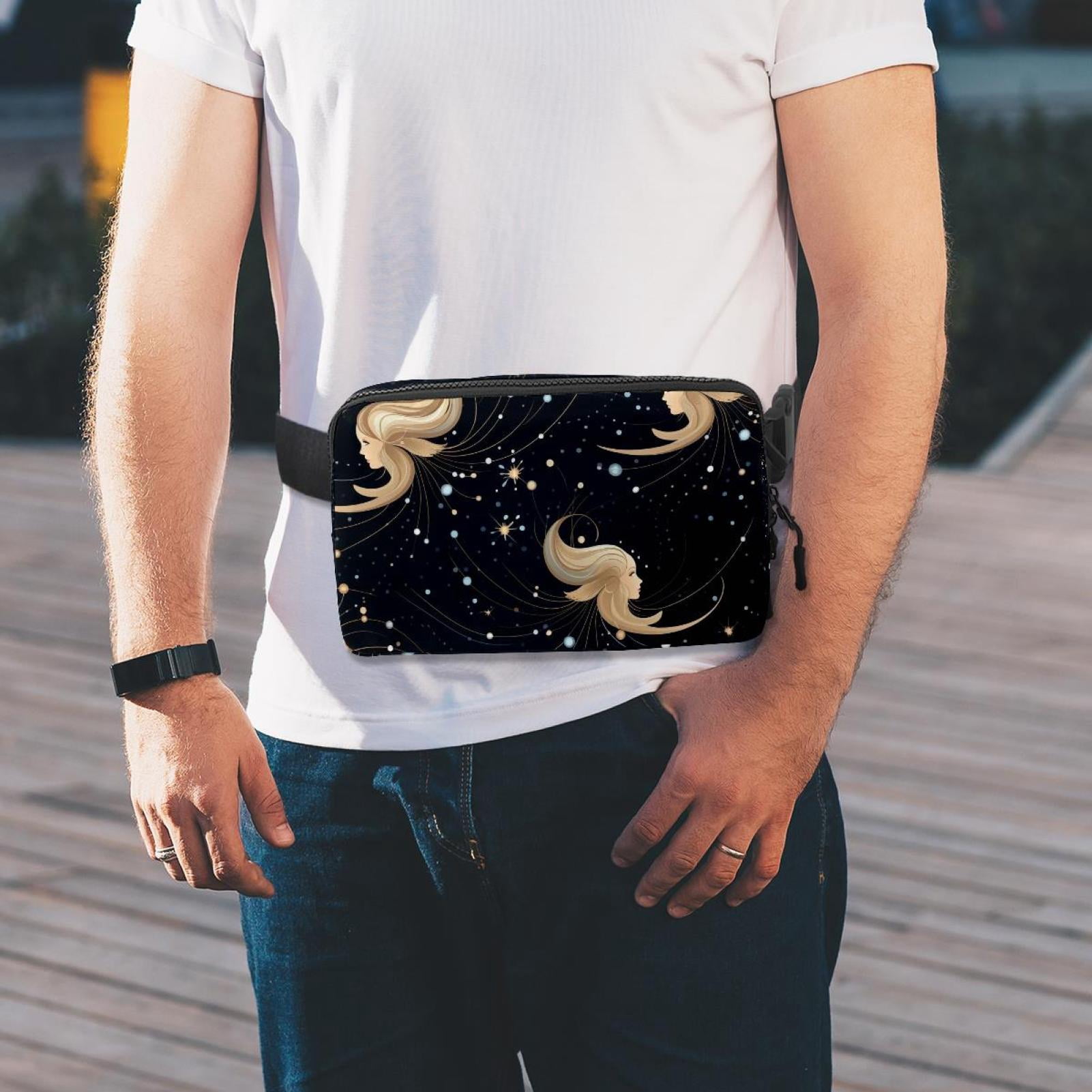 Virgo Lightweight Adjustable Running Belt Bag Fanny Pack Waist Pack with Extension Strap Unisex