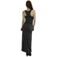 thumbnail image 5 of ToBeInStyle Women's Side Mesh-Split Racerback Elastic Waist Y-Back Maxi Dress, 5 of 5