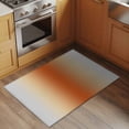 thumbnail image 3 of Grey Caramel Orange Gradient Washable Area Rug 2 x 3 ft Minimalist Ombre Modern Art, Soft Non Slip Rugs Stain Repellent Indoor Felt Carpet for Living Dining Room Bedroom Home Office, 3 of 9