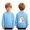 Y467-Sky Blue, variant on CAUYDY Halloween Sweatshirt For Kids Boys Girls Spooky Season Shirt Ghost Graphic Long Sleeve Pullover Fall Tops,