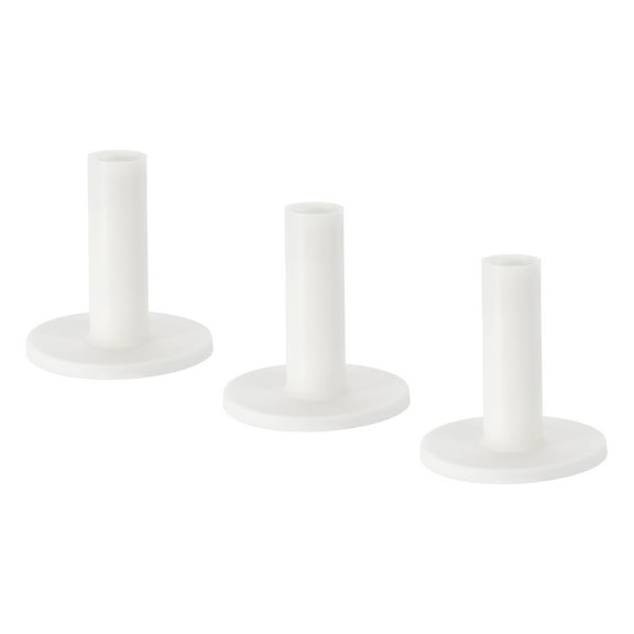 Uxcell 2.4 Inch Rubber Golf Tee, 3 Pack Tall Training Driving Range Tee Stable Ball Holder, White