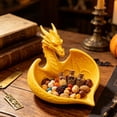 thumbnail image 5 of Cadancy Dragon Trinket Dish Jewelry Tray for Rings Earrings Necklace Bracelet Organizer Decorative Fantasy Home Office Desk Table Decor Gift, 5 of 6