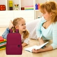 thumbnail image 4 of Isvgxsz 2024 New Travel Essentials Solid Color Small Backpack and Schoolbag Lightweight Student Schoolbag, 4 of 6