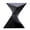 Black, variant on Maykoosh African Adventure Modern Vanity Side Table, Durable Material, 15.75" W X 15.5" D X 17" H - Versatile Design To Enhance Your Home D cor!