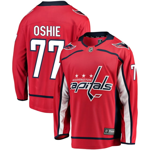 T.J. Oshie Washington Capitals NHL Fanatics Breakaway Home Jersey, Small