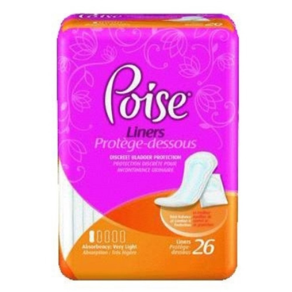 Poise Light Absorbency Female Incontinent Pad Long Length 8.5" L 19308 192/Case