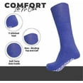 thumbnail image 3 of Diamond Star Diabetic Anti-Skid socks, Non Binding Grip-Hospital Diabetic Tube socks Loose Fit Top for Men & Women (6 Pairs-Multi, Socks size 9-11), 3 of 7