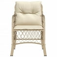 thumbnail image 3 of vidaXL Chaises de Jardin avec Coussins 2 Pcs Beige Rotin Poly, 3 of 5
