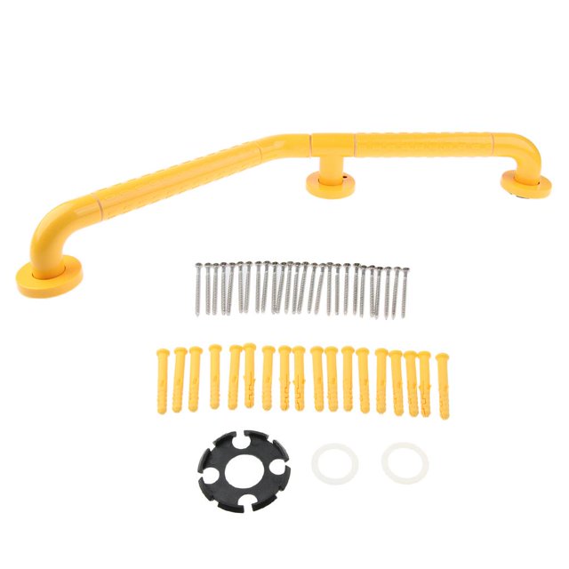 Soporte de Pared Resistente para , , Inodoro, Bañera, Barra de Agarre, Pasamanos de Seguridad para para Discapacitados Y Asistencia Par Amarillo Colco Barras de agarre para el baño