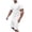 White, variant on Mens 2 Piece Set, Men Sport Set Summer Outfit Short Sleeve Tee Shirts and Shorts Stylish Casual Tracksuit Set