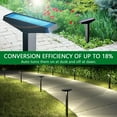 thumbnail image 6 of ROSHWEY 4PCS Bright Solar Path Lights, Solar Sidewalk Lights Outdoor Waterproof, Sidewalks Lights for Pathway, Lawn, Patio, Yard, Garden Decor Light, Cool Light, 6 of 6