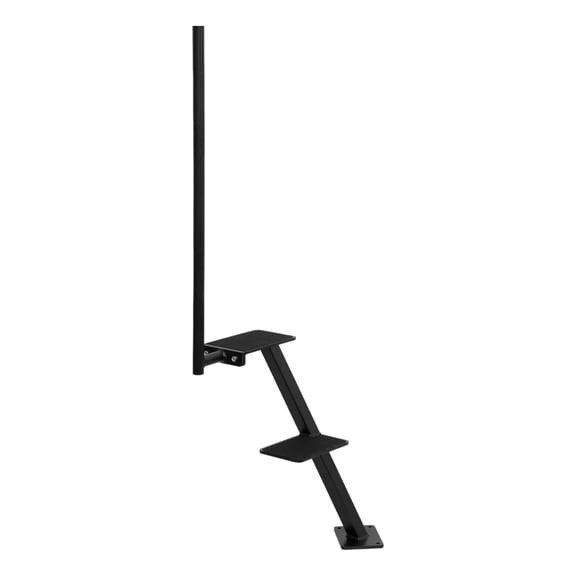 Xianers Boat Steps for Trailer Ship Trailer Ladder with Handle Non-Slip 2 Step for Conveniently Reach Fishing Bass Boats improved