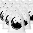thumbnail image 4 of AOOOWER Elegant White Canvas Drawstring Bag Convenient White Canvas Bag With Drawstring For Eid And Travel Organization Needs, 4 of 8