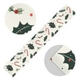 thumbnail image 5 of Yayeee Table Runner 70 inches Long Home Kitchen Dinning Party Decoration, White Christmas Holly, 5 of 7