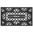 thumbnail image 1 of Achim Importing WRM1830TP6 Wrought Iron Rubber Mat Tulip  - 18 x 30, 1 of 1