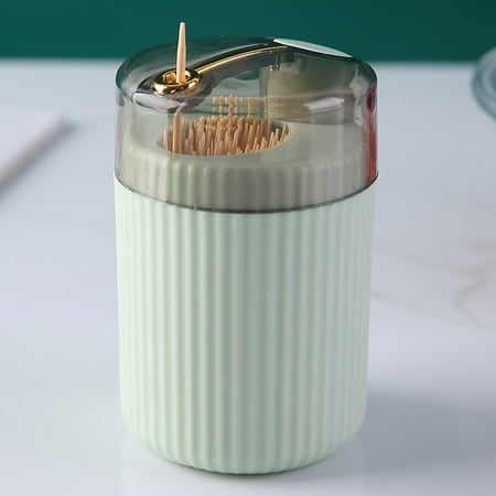

Sunjoy Tech 1/3/4Pcs Toothpick Dispenser with Clear Lid Automatic Press Toothpick Holder Container for Home Office Restaurant