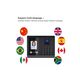 thumbnail image 5 of Reloj Checador Facial Huella Rostro Biométrico Reportes Usb negro, 5 of 5