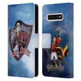 thumbnail image 1 of Head Case Designs Officially Licensed Harry Potter Prisoner Of Azkaban II Quidditch 2 Leather Book Wallet Case Cover Compatible with Samsung Galaxy S10, 1 of 6