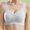 Grey, variant on Bmisegm Women's Summer Comfort Sports Fitness Gathering Traceless Latex Large Back Bra Bra for Women AG XXXL